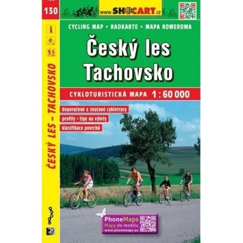 Český les Tachovsko 1:6 cyklomapa