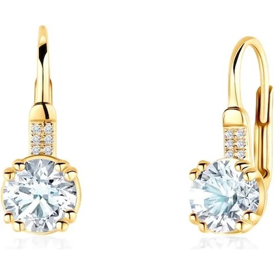 SAVICKI Обеци Savicki: злато, топаз, диаманти