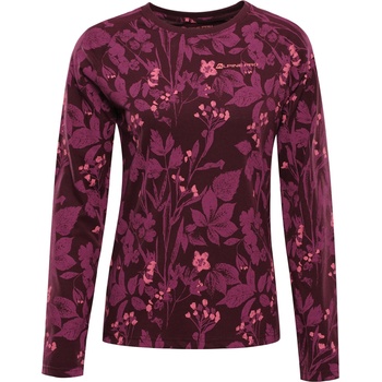 ALPINE PRO Дамска тениска от органичен памук ALPINE PRO GRETTA winetasting вариант pa ALPINE PRO | Lilav | ЖЕНИ | XS