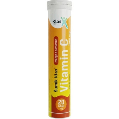 Klas Šumík Vitamín C 1000 mg mango a pomaranč 20 tabliet