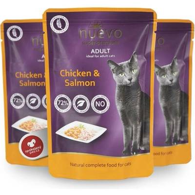 Nuevo Cat Adult Chicken & Salmon 85 g