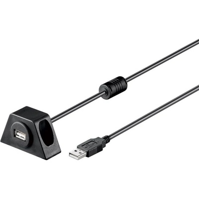 PremiumCord usb 2.0 a - a кабел, m/f, за настолен компютър, 3 м, черен ku2dock3 (ku2dock3)