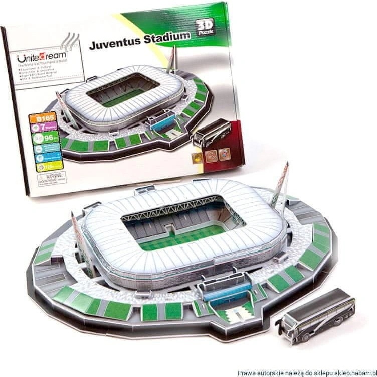 Juventus Nanostad 3d Stadium Puzzle HABARRI Fotbalový Stadion