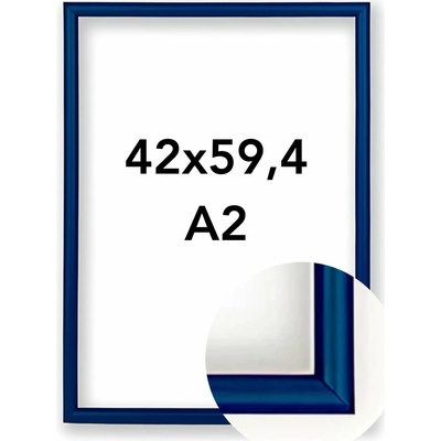 Fotorámeček BF Rozměr: A2 - 42 x 59,4 cm, Barva: Modrá, Typ zasklení: Plexi