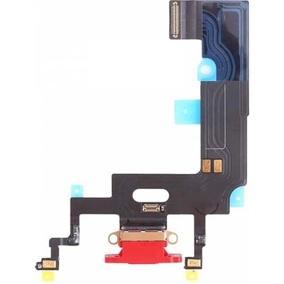 Flex kábel nabíjania iPhone XR - nabíjací konektor, mikrofón Farba: Červená
