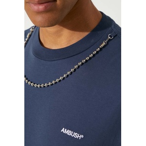 Ambush Памучна тениска Ballchain (BMAA001F24JER0014501)