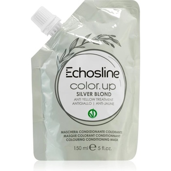 Echosline Color Up Възстановяваща цветна маска с подхранващ ефект цвят Silver Blond 150ml