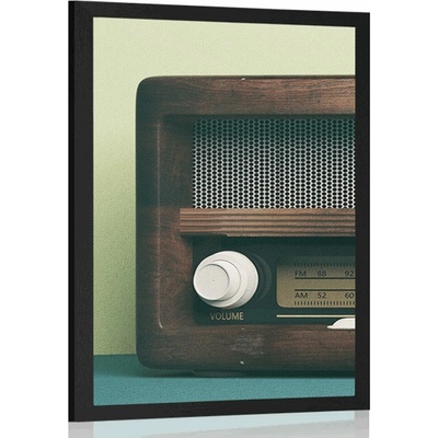 Plagát retro rádio
