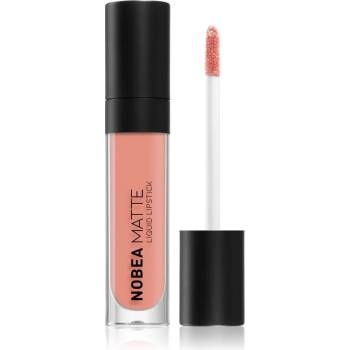 NOBEA Day-to-Day Matte Liquid Lipstick матиращо течно червило цвят Dusty Pink #M02 7ml