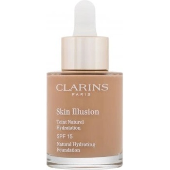 Clarins Face Make-Up Skin Illusion rozjasňujúci hydratačný make-up SPF15 112.3 Sandalwood 30 ml