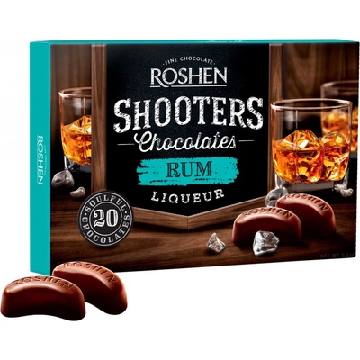 Roshen Shooters Bonboniéra s rumovým likérem 150 g