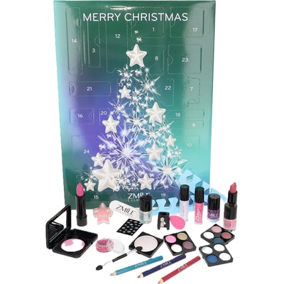 ZMILE COSMETICS Adventný kalendár Crystal Teal Time