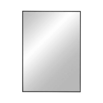 BigBuy Стенно огледало Черен Кристал 51 x 3 x 71, 5 cm