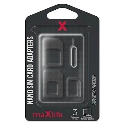 maXlife SIM adaptéry nano/micro/mini s jehlou 31935