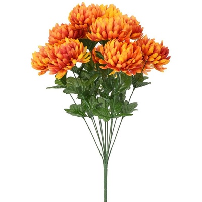 KYTICA CHRYZANÉMA ORA/ČER x12 55CM