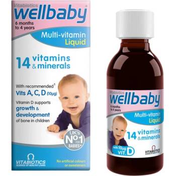 Image 1 of Vitabiotics Wellbaby Multi-vitamin Liquid [150 мл]