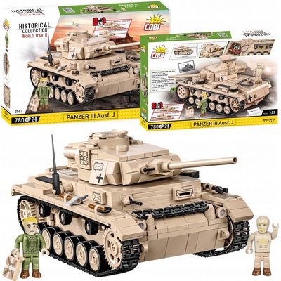 COBI 2562 World War II Německý střední tank Panzer III Pz. KpfW. Ausf. J – Zbozi.Blesk.cz