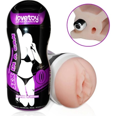 Вибриращ мастурбатор, тясна вагина - Sex In A Can (LVTOY00180)