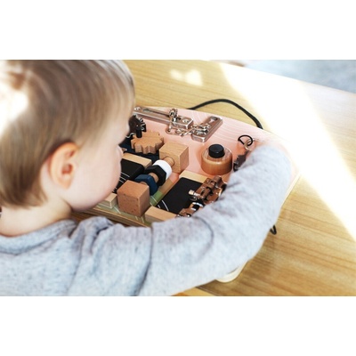 Small Foot motorická deska se zámky a otáčivými prvky – Hledejceny.cz