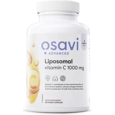 Osavi Liposomal Vitamin C 1000 mg 120 rostlinných kapslí