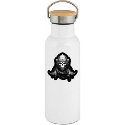 123TRIKO termoska Bojovník s lebkou, temný potisk 500 ml