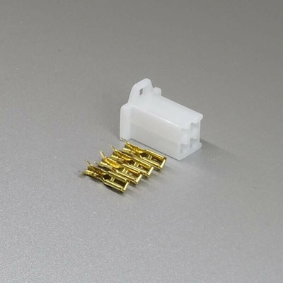 Sada konektoru Faston 2.8 mm, 4 póly, bílá - zásuvka (samice)