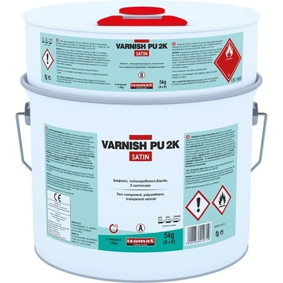ISOMAT VARNISH-PU 2K Dvousložkový polyuretanový ochranný lak, satén/mat, transparentní, 5 kg – Zbozi.Blesk.cz