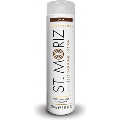 St. Moriz Professional Self Tanning Lotion samoopalovací mléko pro tmavé opálení na tělo i obličej 200 ml