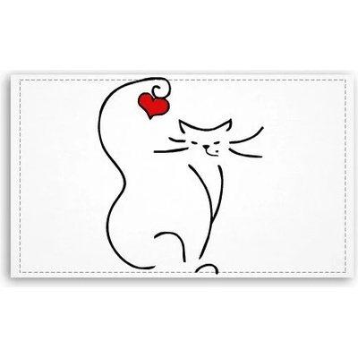 Fotoobraz 120x70 cm velký Love cat