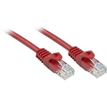 Lindy Rj45/Rj45 Cat6 3m мрежов кабел Червен 3 м U/UTP (UTP) (48184) (48184)