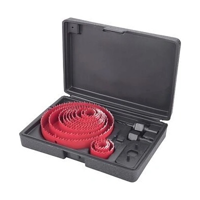 Vykružovací korunkové vrtáky Extol Premium 8801605, 13průměrů O 19-127mm, plastový box