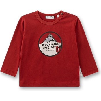 Sanetta Детска блуза с дълъг ръкав Sanetta Kid's Shirt 12280 Longsleeve - Rusty Red - размер 56 (EU) (704-5335-0111)