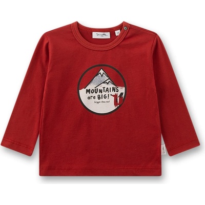 Sanetta Детска блуза с дълъг ръкав Sanetta Kid's Shirt 12280 Longsleeve - Rusty Red - размер 56 (EU) (704-5335-0111)