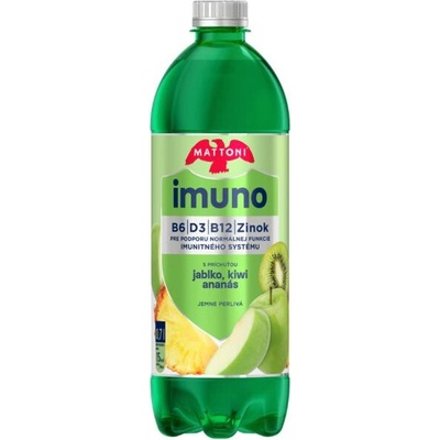 Mattoni Imuno jemne perlivá jablko kiwi ananás 6 x 0,7 l