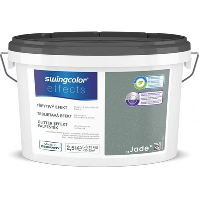 Swingcolor 2,5 l s efektom trblietavým jade matná