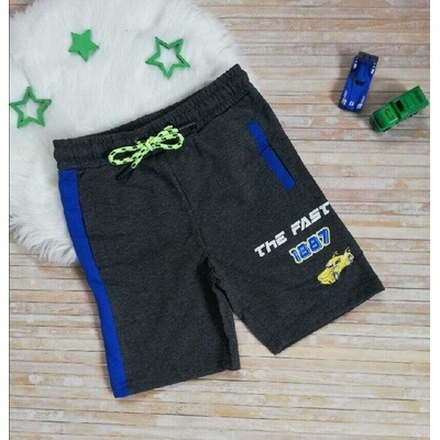 Wolf chlapecké kratasy s autem tmavě modrá