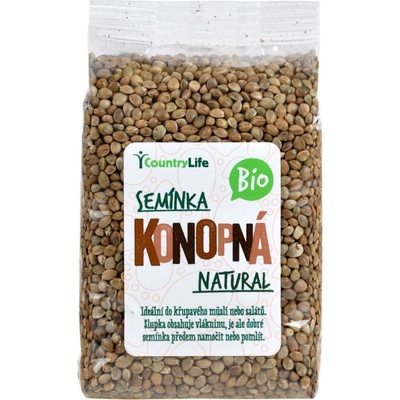 Country Life Konopné semienka nelúpané BIO 250 g
