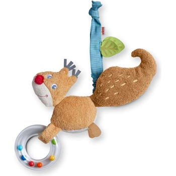 HABA Мека висяща бебешка дрънкалка Haba - Катеричка (306894)
