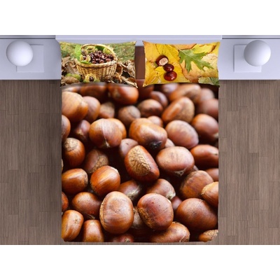 Gipetex Natural Dream 3D talianská obliečka bavlna Castagne 140x200 70x90