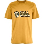Fjällräven Мъжка тениска Fjällräven Multicolor Logo T-Shirt - Ochre - размер XXL (216-6075-0515)