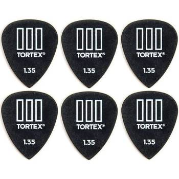 Dunlop 462R 1.35 Tortex TIII 6 Перце за китара (462R135-6PACK-SET)