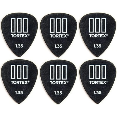 Dunlop 462R 1.35 Tortex TIII 6 Перце за китара (462R135-6PACK-SET)
