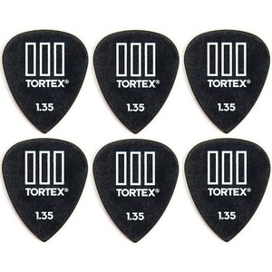 Dunlop 462R 1.35 Tortex TIII 6 Перце за китара (462R135-6PACK-SET)