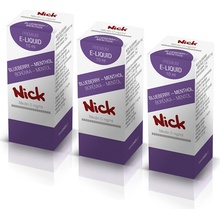 Nick BLUEBERRY MENTHOL 3 x 10 ml 0 mg