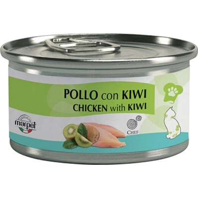 Marpet Chef Cat Adult Sterilized Kuracie filety a kiwi 80 g