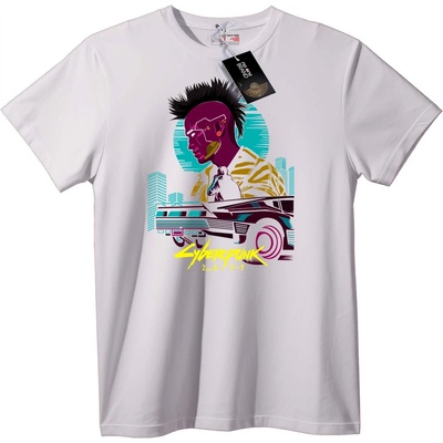 NOONEBRAND Тениска Cyberpunk 2077 Неон - 2XL, Black