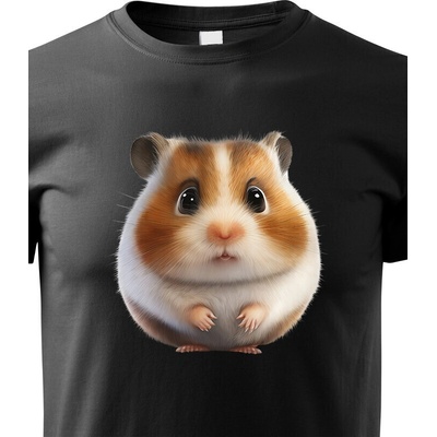 Dětské triko Křeček černá