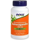 Now Ashwagandha Vitánie snodárná extrakt 450 mg 90 rostlinných kapsúl