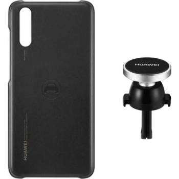 Image 1 of Huawei Car Kit - оригинален комплект от кейс и магнитна поставка за Huawei P20 (черен)