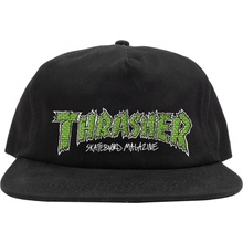 Thrasher Brick Snapback / black Černá